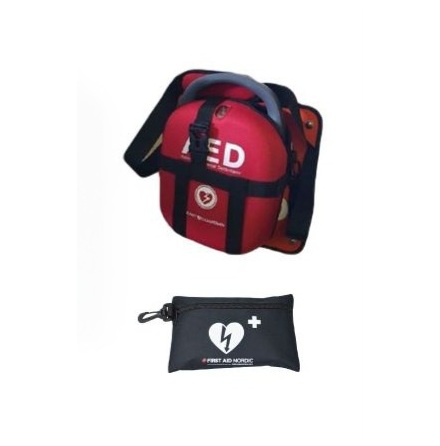 Hjertestarter HR-501 veggfeste + F�rstehjelpskitt