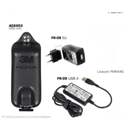 Batterilader pakke